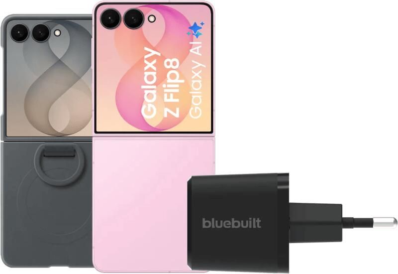 Samsung Galaxy Z Flip 8 512GB Roze 5G + Accessoirepakket