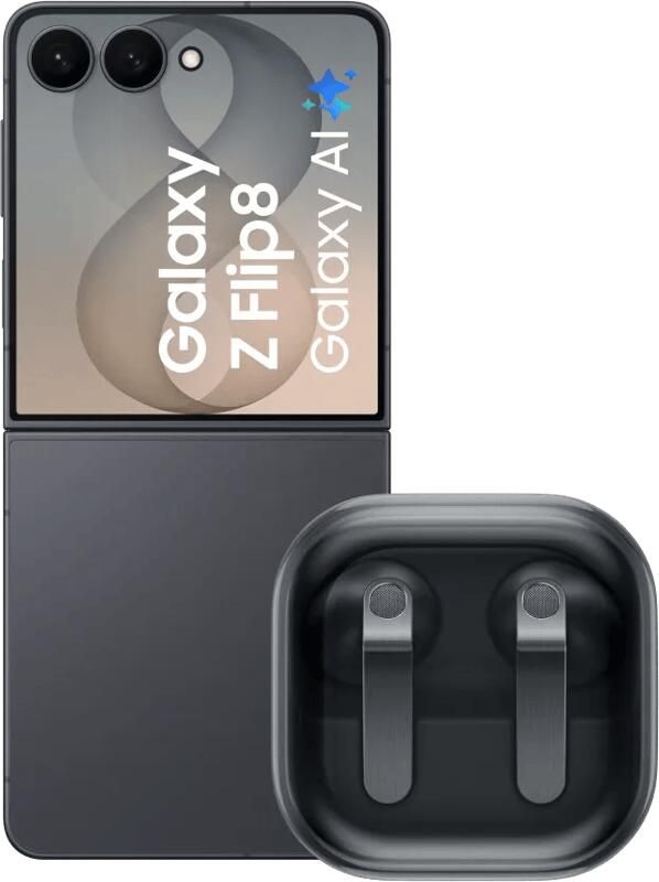 Samsung Galaxy Z Flip 8 512GB Zwart 5G + Galaxy Buds4 Zwart
