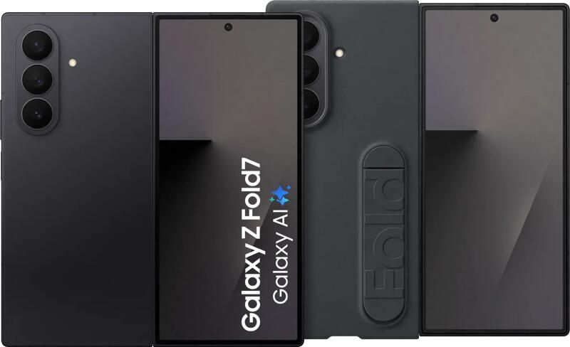 Samsung Galaxy Z Fold 7 256GB Zwart 5G + Siliconen Back Cover Zwart