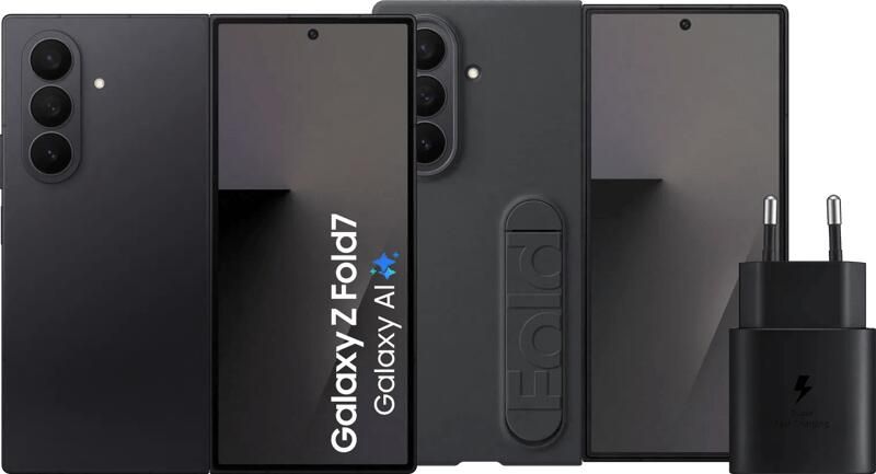 Samsung Galaxy Z Fold 7 512GB Zwart 5G + Accessoirepakket