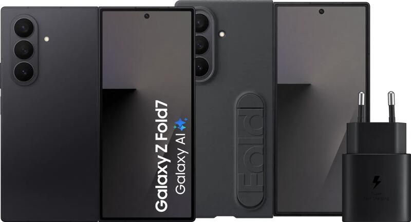 Samsung Galaxy Z Fold 7 256GB Zwart 5G + Accessoirepakket