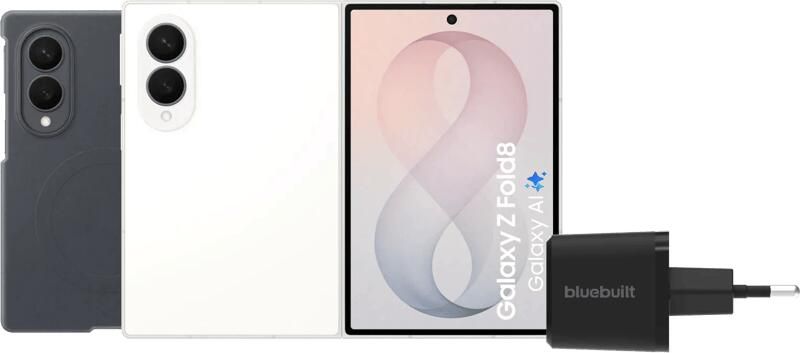 Samsung Galaxy Z Fold 8 256GB Wit 5G + Accessoirepakket