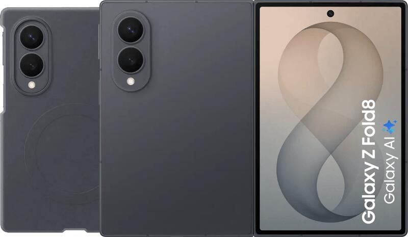 Samsung Galaxy Z Fold 8 256GB Zwart 5G + Siliconen Back Cover met Magneet Zwart