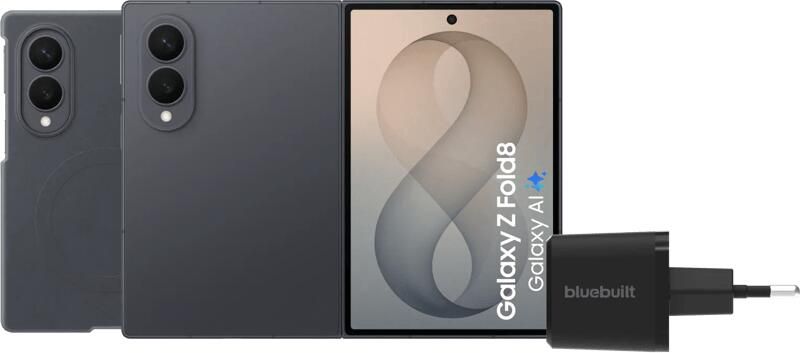Samsung Galaxy Z Fold 8 512GB Zwart 5G + Accessoirepakket