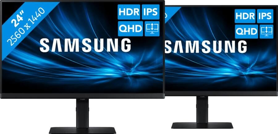 Samsung LS24D600UAUXEN Duo Pack