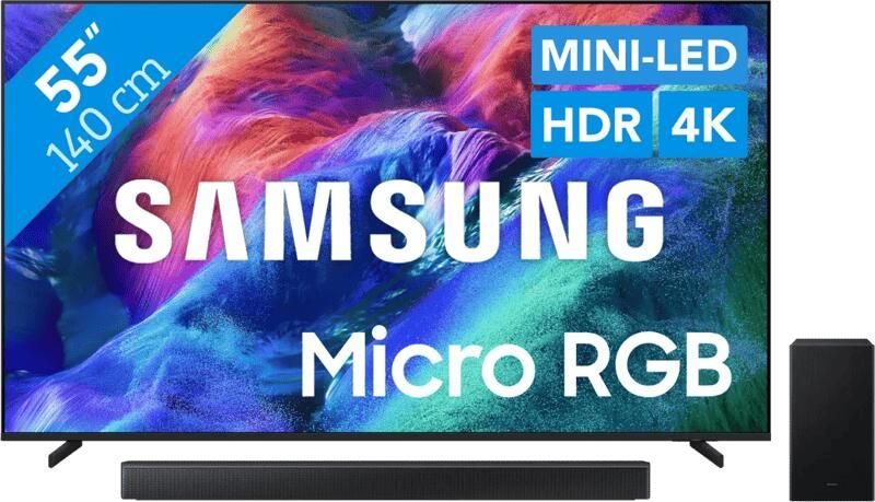Samsung Micro RGB 55" R85H (2026) + HW-B66CF (2025)