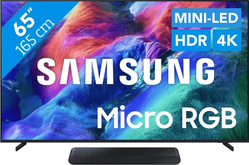 Samsung Micro RGB 65" R85H (2026) + HW-S60D Zwart (2024)