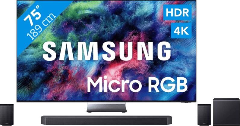Samsung Micro RGB 75" R95H (2026) + HW-Q990H (2026)