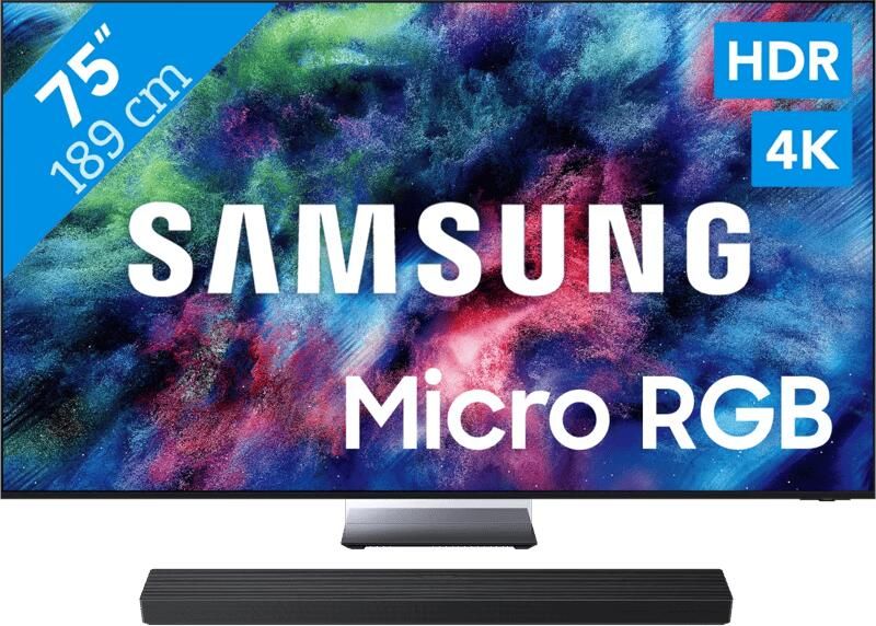 Samsung Micro RGB 75" R95H (2026) + HW-QS90H (2026)