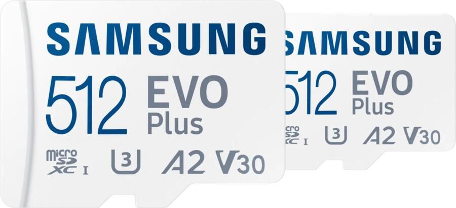 Samsung Micro SDXC EVO Plus 512 GB Duo Pack