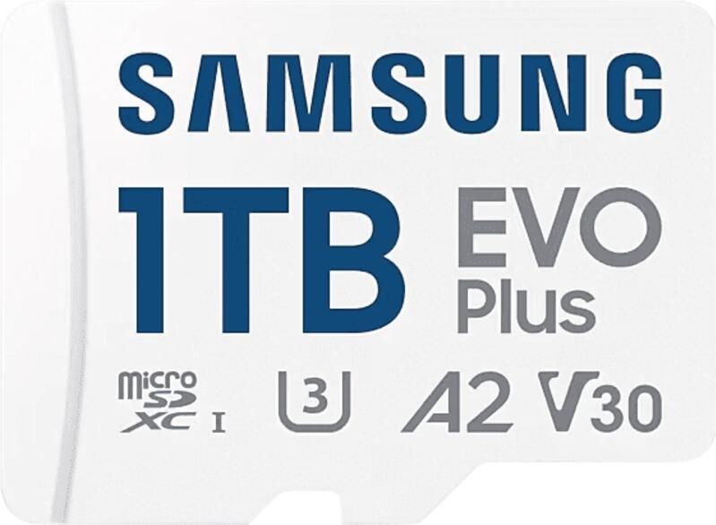 Samsung EVO Plus microSD Card 1TB Micro SD-kaart Blauw