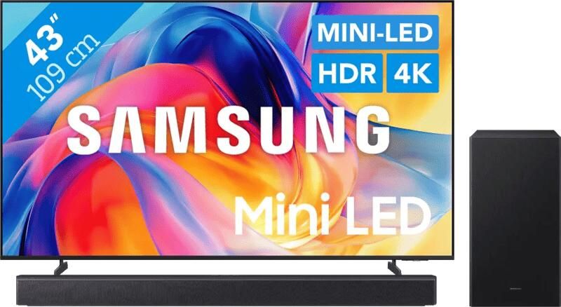 Samsung Mini-led 43" M73H (2026) + HW-B450F (2025)