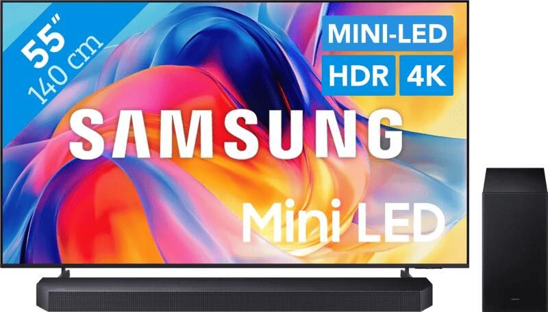 Samsung Mini-led 55" M73H (2026) + HW-Q600F (2025)