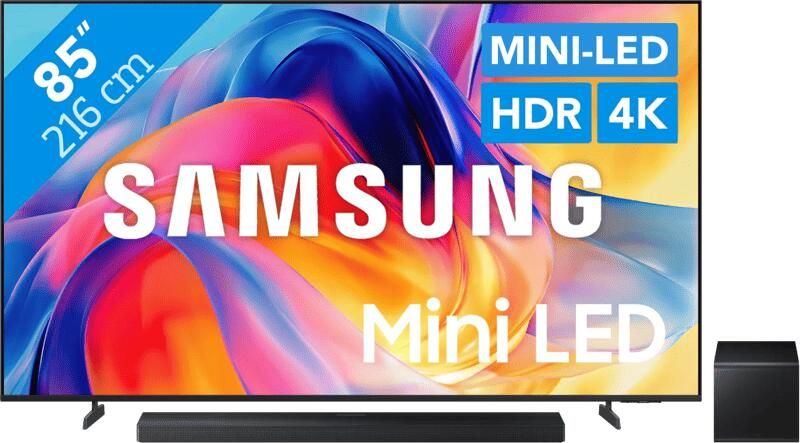 Samsung Mini-led 85" M73H (2026) + HW-QS700F (2025)