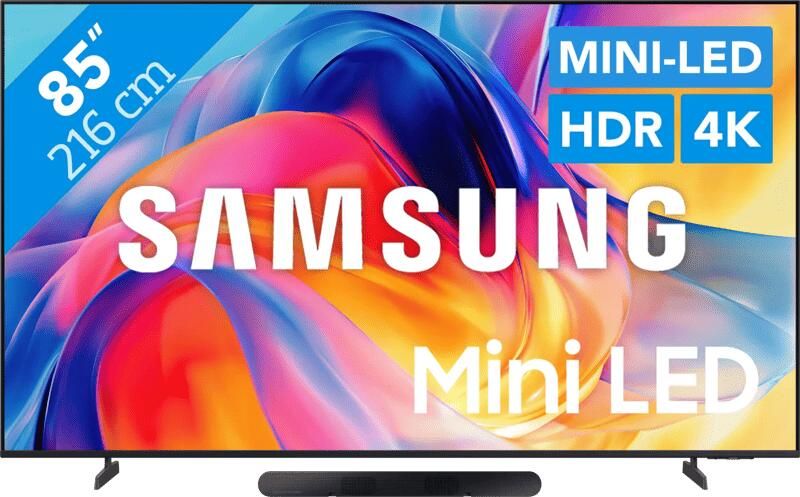 Samsung Mini-led 85" M73H (2026) + HW-S60D Zwart (2024)