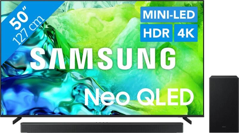 Samsung Neo QLED 50" QN80H (2026) + HW-B750F (2025)