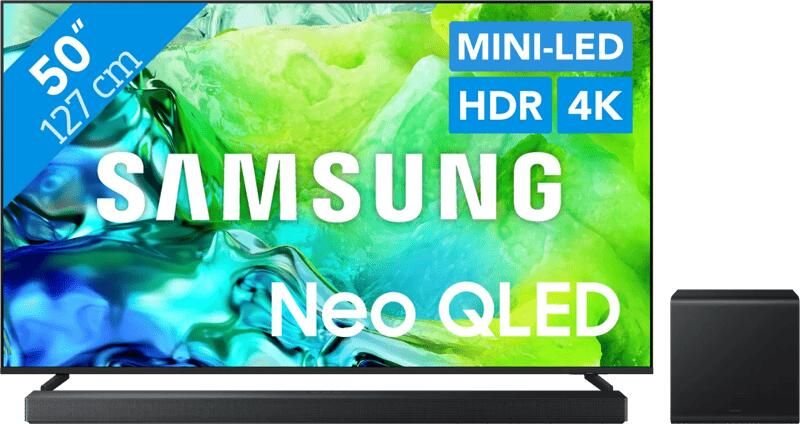 Samsung Neo QLED 50" QN80H (2026) + HW-QS700F (2025)