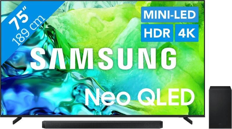 Samsung Neo QLED 75" QN80H (2026) + HW-Q600H (2026)
