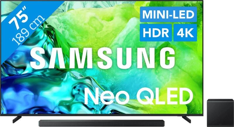 Samsung Neo QLED 75" QN80H (2026) + HW-QS700F (2025)