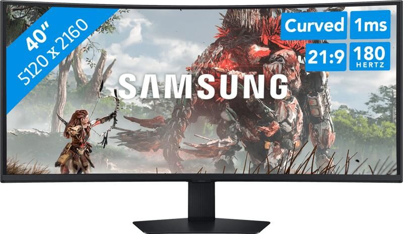 Samsung Odyssey G7 G75F LS40FG756EUXEN Monitor Zwart