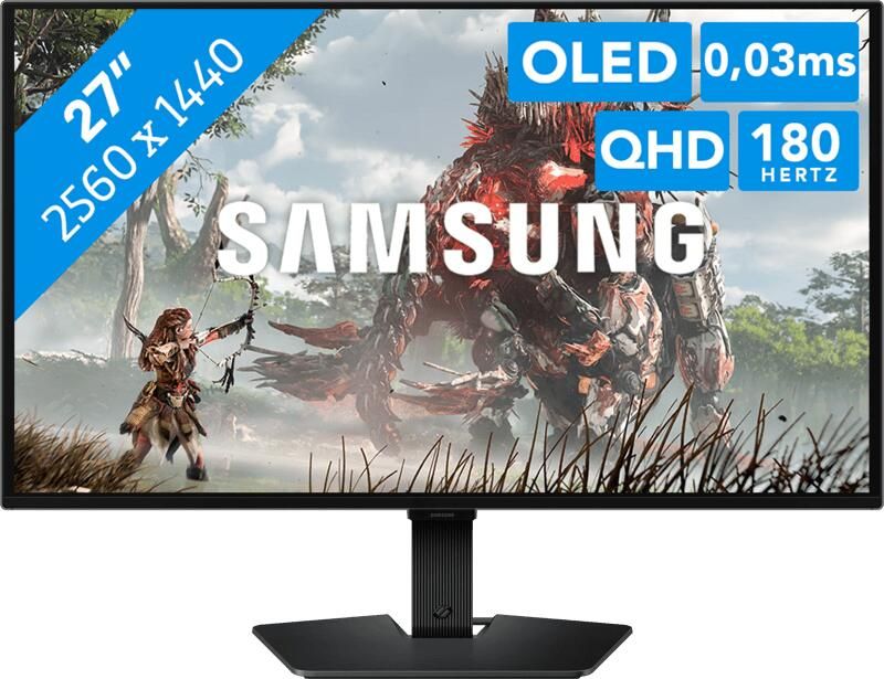Samsung Odyssey OLED G5 LS27FG502SUXEN Monitor Zwart