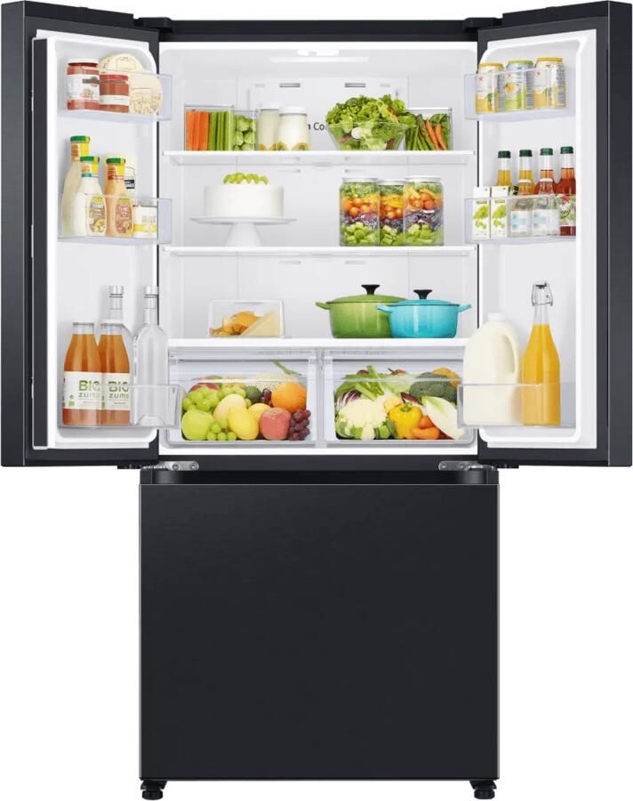 Samsung RF50C510EB1 Vrijstaand Frans deur Antraciet LED Binnenin R600A