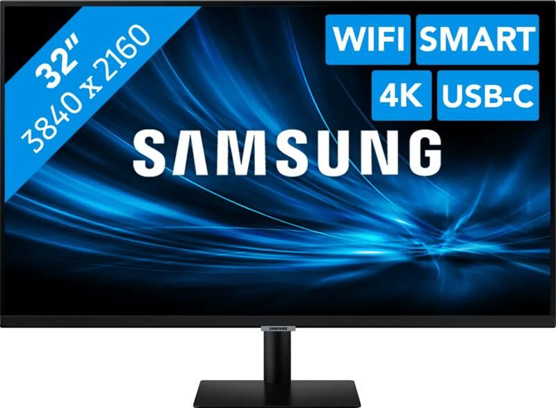 Samsung Smart Monitor M7 M70F 4K LS32FM702UUXEN Monitor Zwart