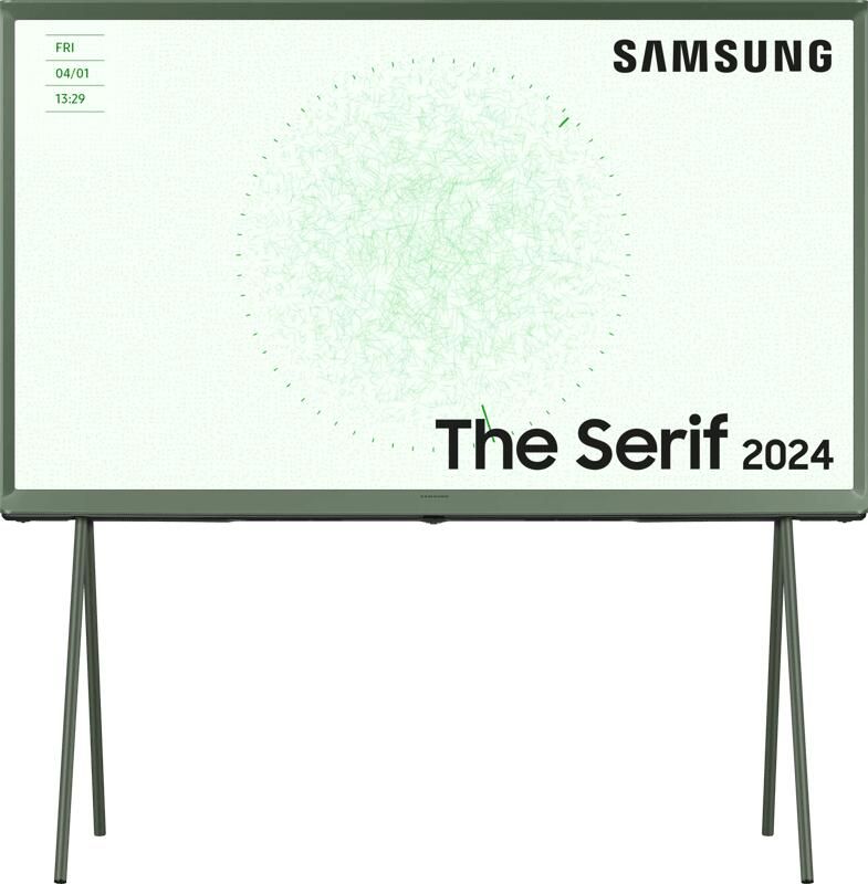 Samsung 55'The Serif 55LS01D (2024) Groen | Televisie aanbiedingen | Beeld&Geluid Televisies | 8806095612423