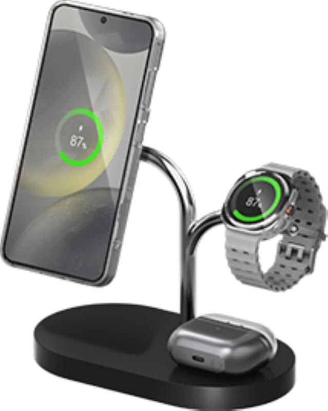 Samsung Galaxy PA Wireless Charger 3in1 Oplader Zwart