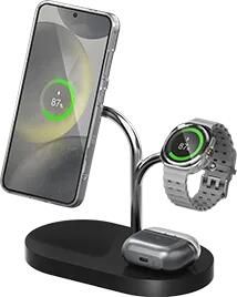 Samsung Galaxy PA Wireless Charger 3in1 Oplader Zwart