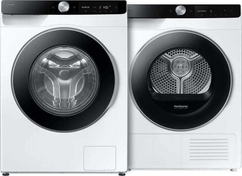 Samsung WW90DG6U85LK AI Wash + DV90DG6845LKU3 AI Dry