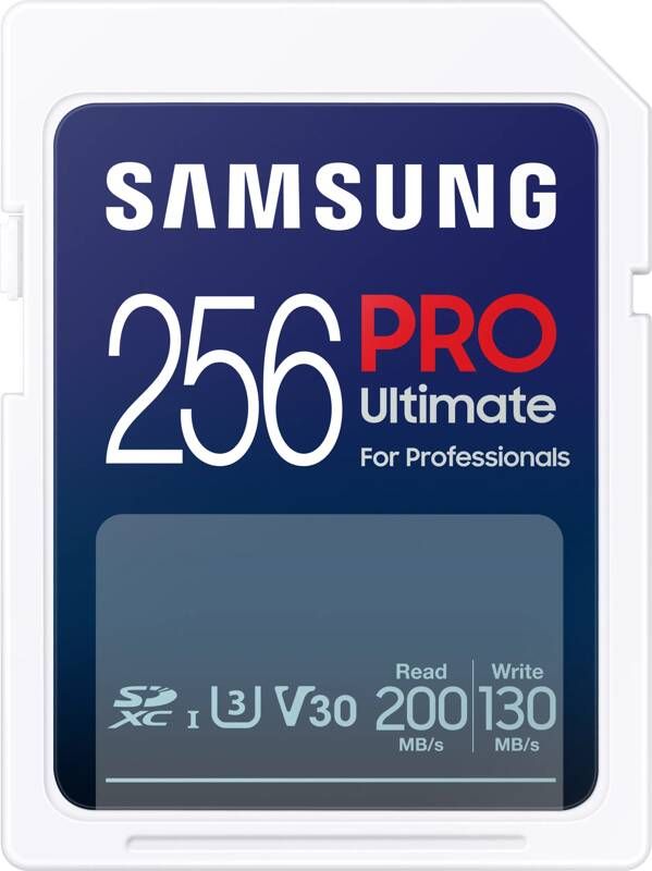 Samsung PRO Ultimate SD Card 256GB SD-Kaart Wit