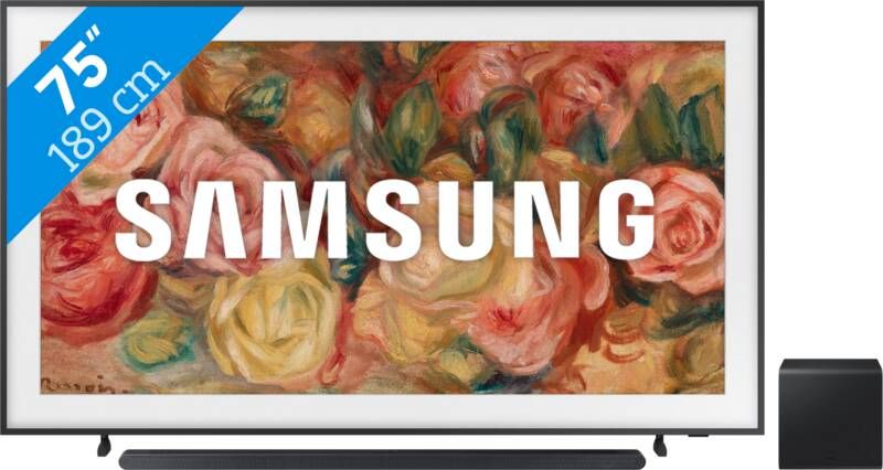 Samsung The Frame 75LS03D (2024) + HW-S800D Zwart