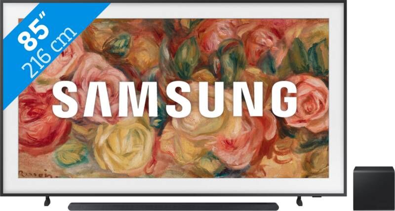 Samsung The Frame 85LS03D (2024) + HW-S800D Zwart