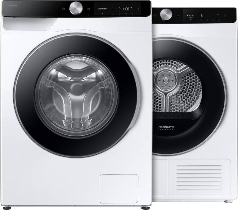 Samsung WW90DG6U85LKU3 AI Wash + DV90T6240LK S2