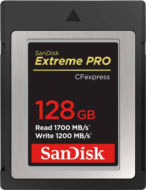 SanDisk CFexpress Extreme Pro 128GB 1700 1200MB s type B | Geheugenkaarten | 0619659180805