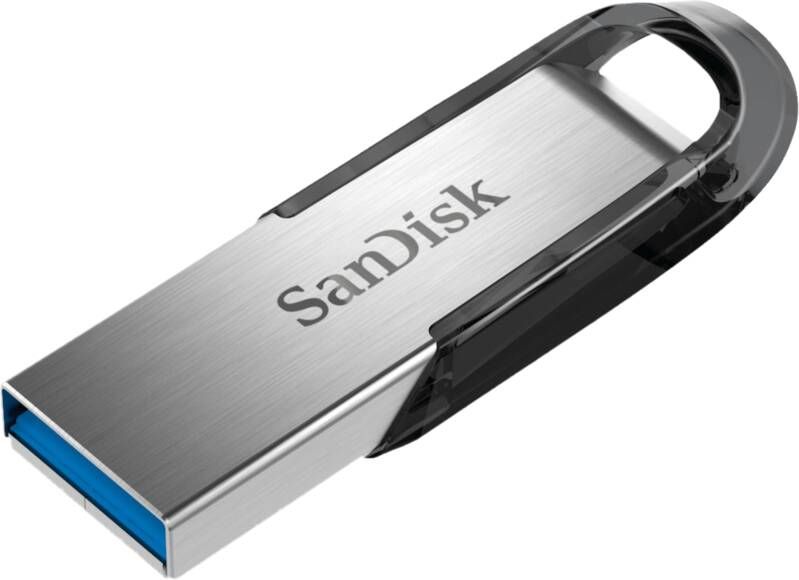 SanDisk Cruzer Ultra Flair 128GB (USB 3.0) USB-sticks Zwart