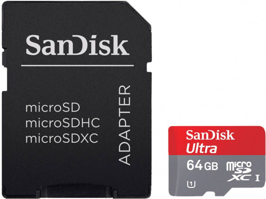 SanDisk Ultra microSD 64GB | Geheugenkaarten | 0619659182182