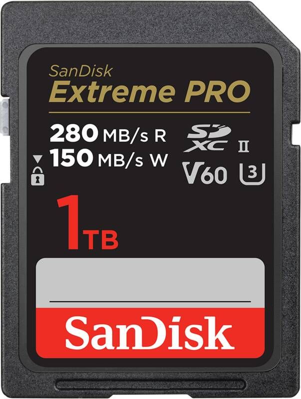 SanDisk microSDXC Extreme Pro 1TB (R200MB s) + Adapter