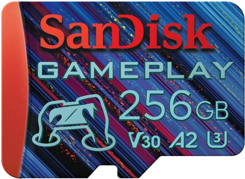 Sandisk microSDXC Gameplay 256GB 190mb s