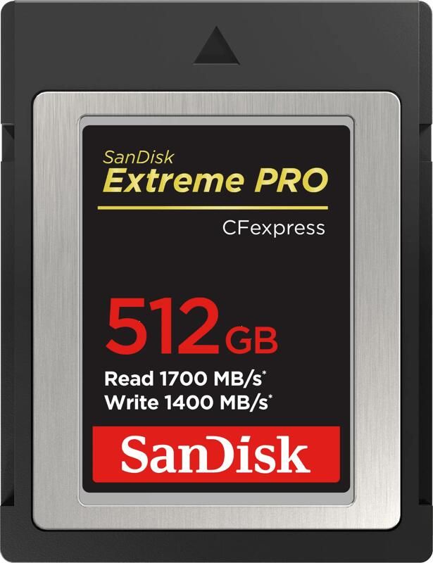 SanDisk CF express Extreme Pro 512GB 1700 1400MB s type B | Geheugenkaarten | 0619659180881