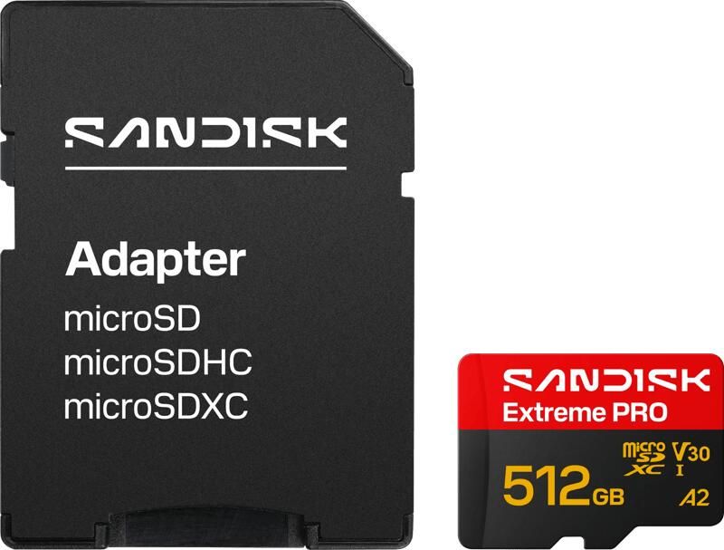 Sandisk Extreme PRO microSDXC 512GB 170MB s