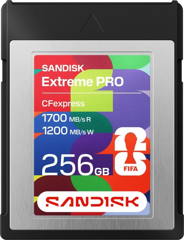 Sandisk FIFA World Cup 2026 Edition 256GB CFexpress Type B