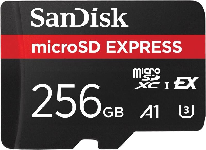 Sandisk MicroSD Express Card 256GB 650MB s