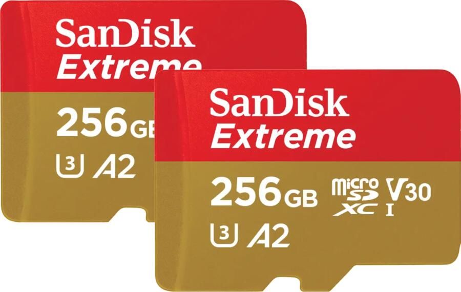 Sandisk MicroSDXC Extreme 256GB 130MB s Duo Pack