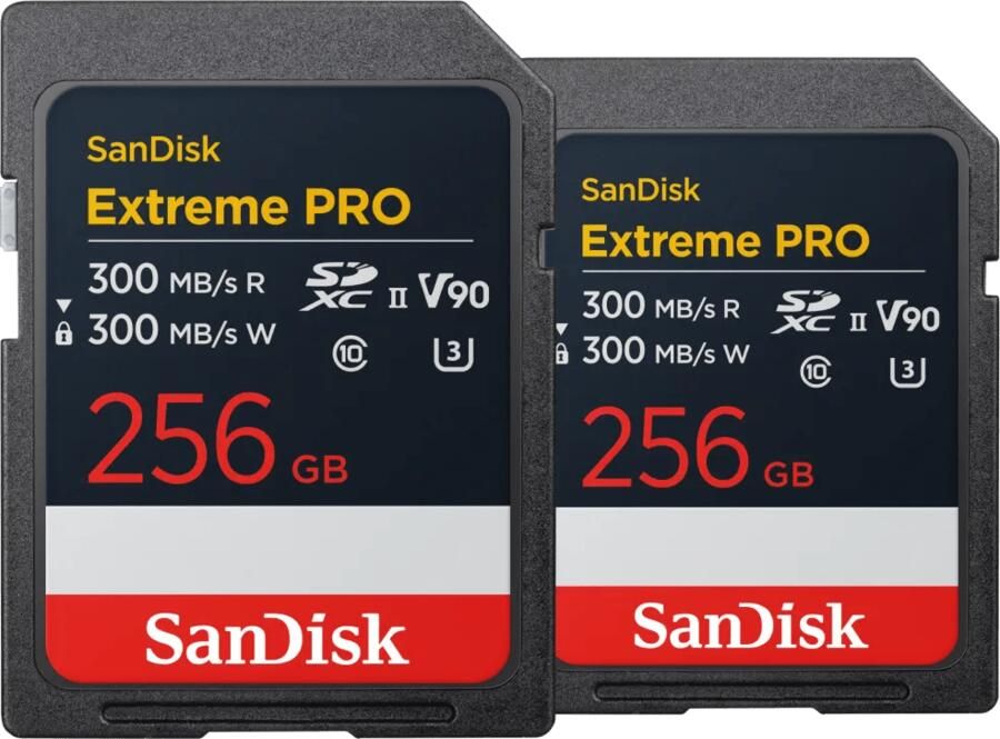 Sandisk MicroSDXC Extreme 256GB 300MB s Duo Pack