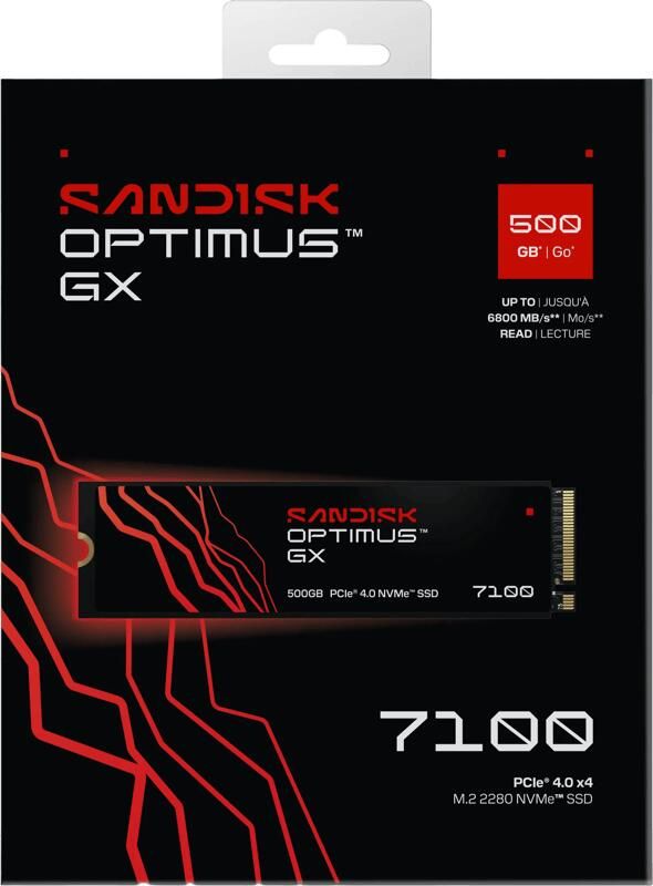 Sandisk Optimus GX 7100 500GB NVMe SSD