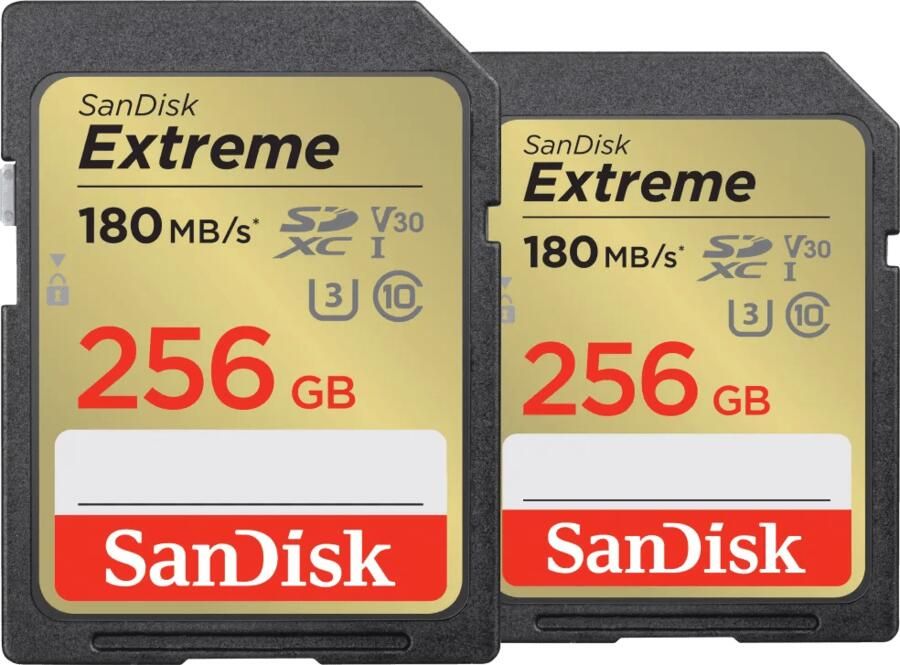 Sandisk SDXC Extreme 256GB 130MB s DuoPack