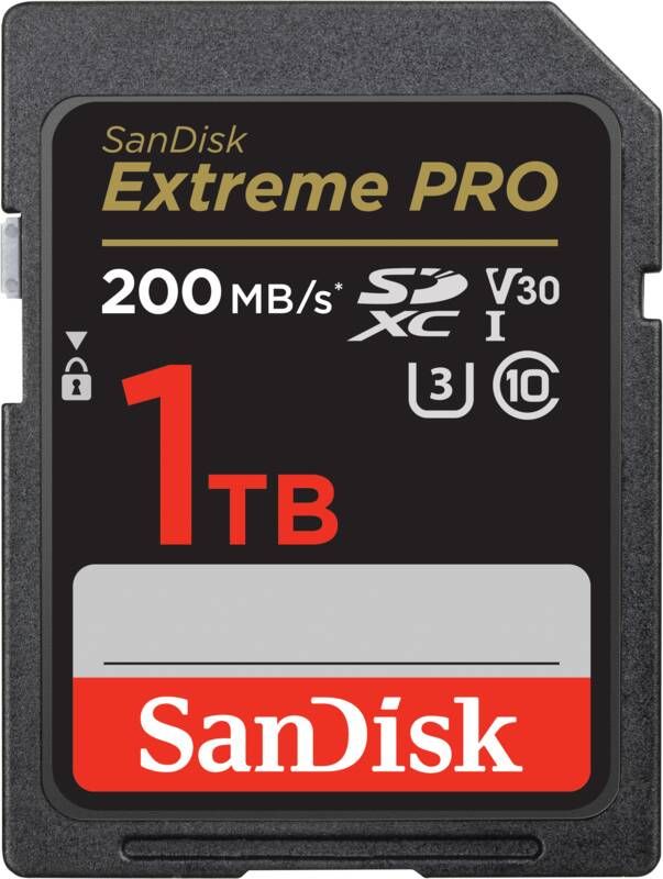 SanDisk SDXC Extreme PRO 1TB (R200MB s) | Geheugenkaarten | Computer&IT Data opslag | 0619659188641