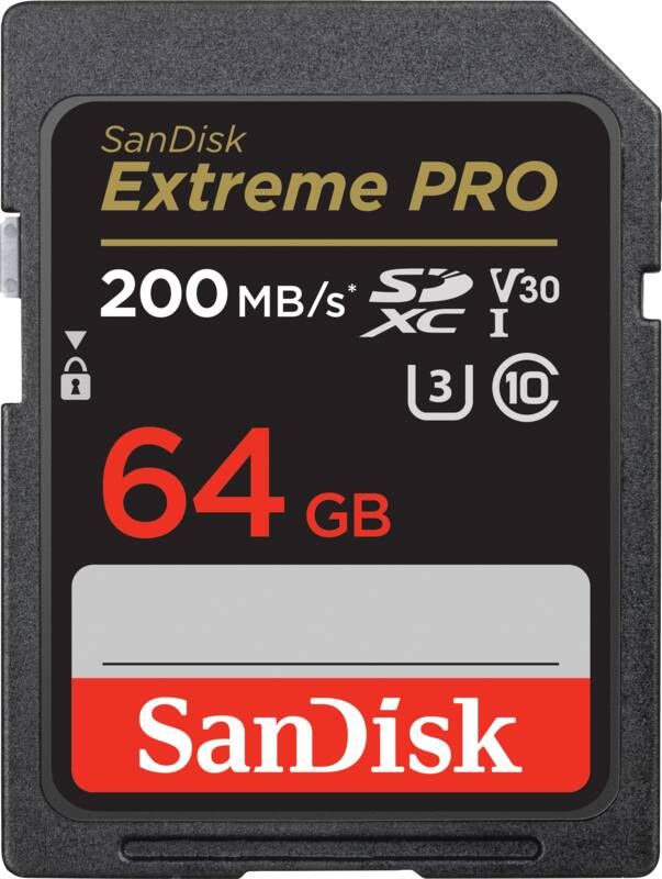 SanDisk SDXC Extreme Pro 64GB 200 90 MB s V30 Rescue Pro dl | Geheugenkaarten | 0619659188719